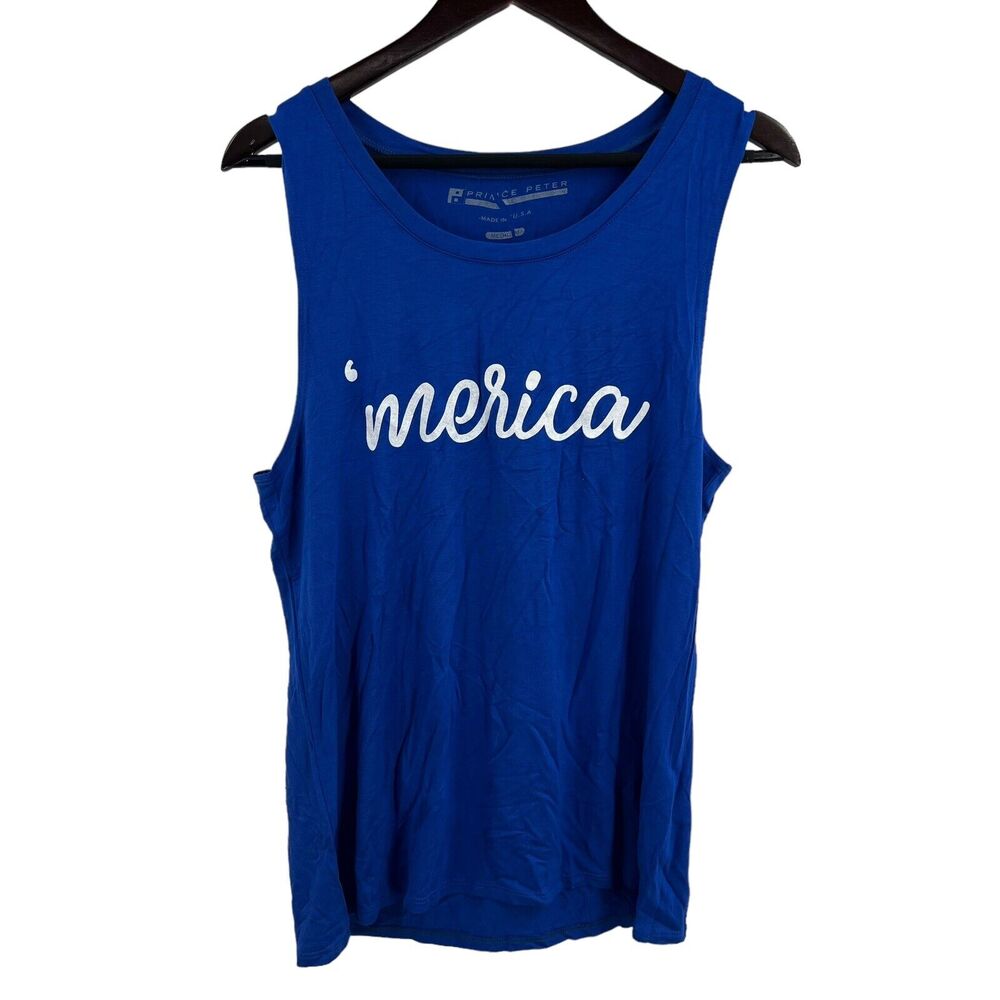 Prince Peter ‘Merica Blue Muscle Tank‎ Medium New